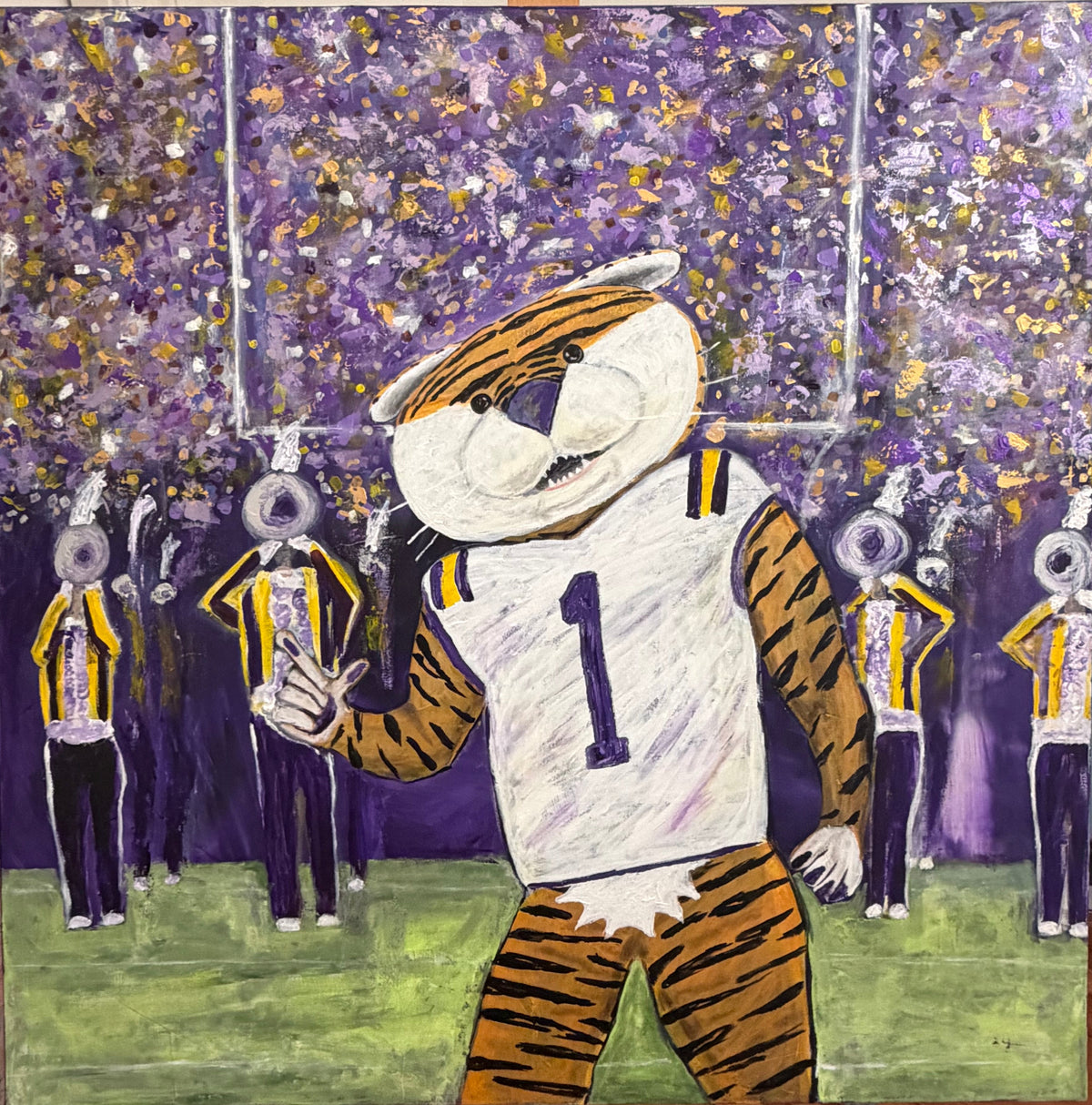 Print Mascot Mike inside Tiger Stadium
