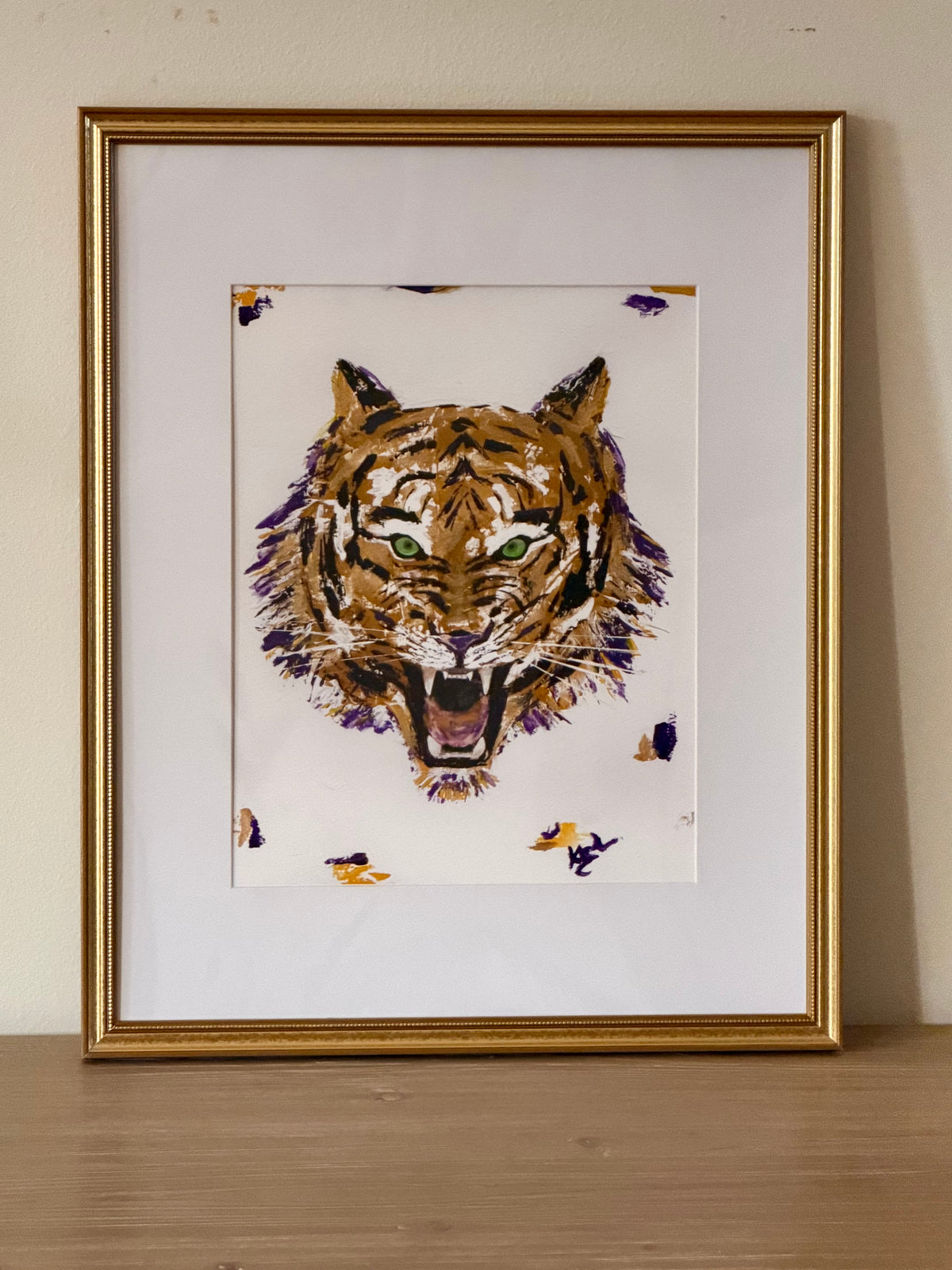Print Roaring Tiger