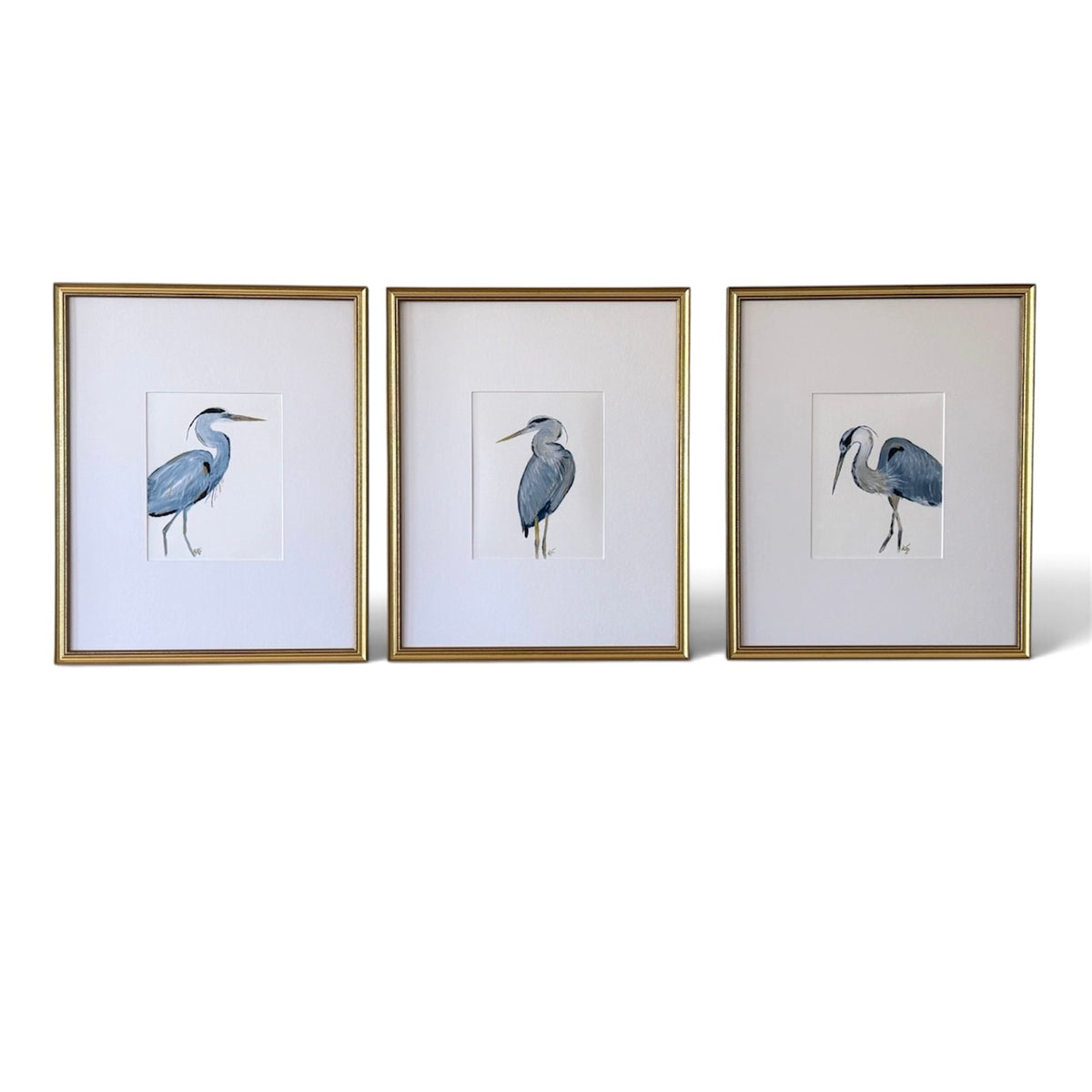 Print Blue Heron #1