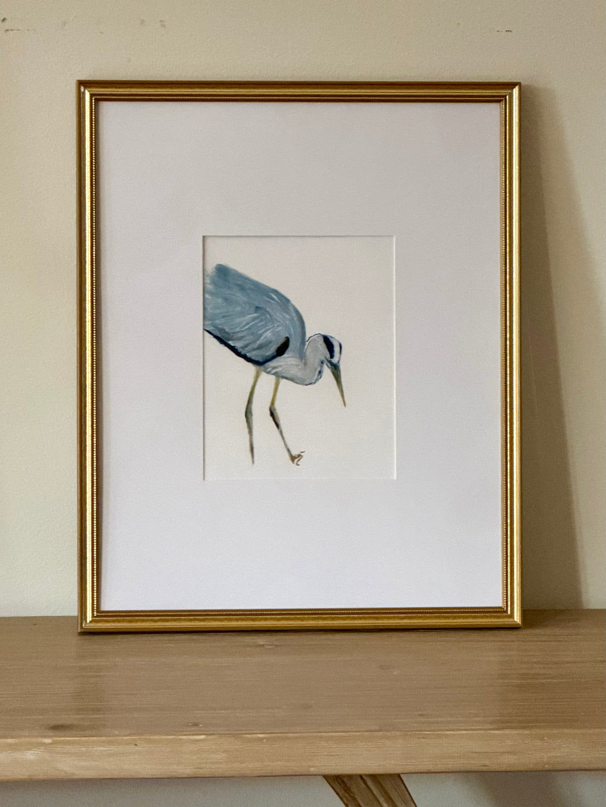 Print Blue Heron #3