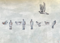 SOLD Birds on a Wire II