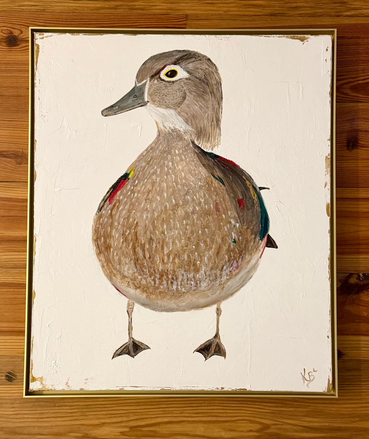 Framed Wood Duck