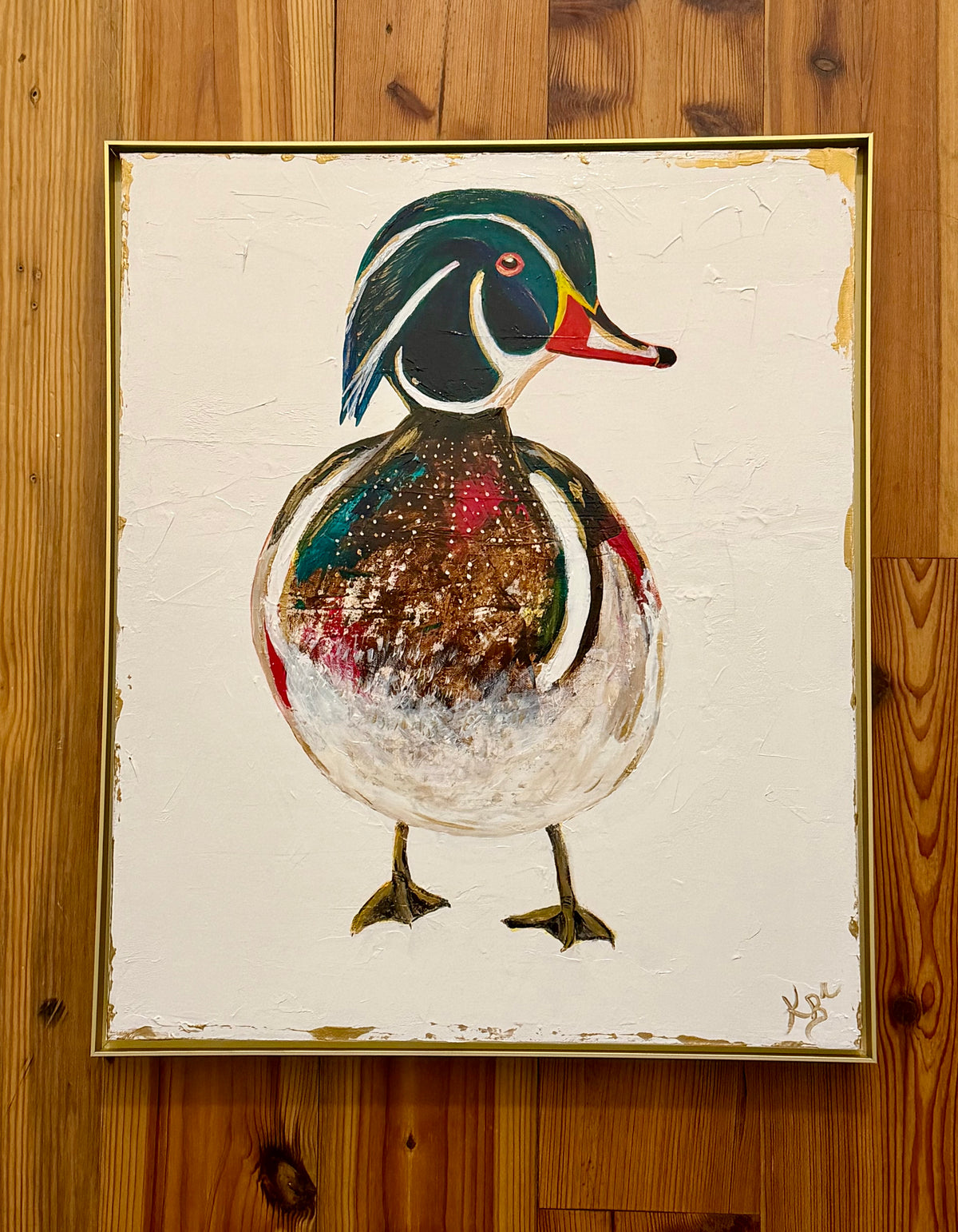Framed Wood Duck II